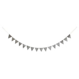 Glitter Flag Garland - Silver Lining UK