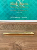 Gold engraved ‘He is the best of planners’ pen.