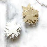 Metallic Silver Star Garland
