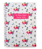 So Many Ideas! Masha'Allah - Grey Floral - Silver Lining UK