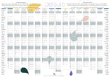 Just Dua It! - Academic Year Wall Planner 21/22