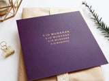 Eid Mubarak - Purple - Silver Lining UK