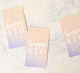 Happy Eid Ombré Gift Tags - Silver Lining UK