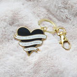 Verily, in the remembrance in Allah... Enamelled Keyring
