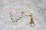 Verily, in the remembrance in Allah... Enamelled Keyring