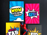 Super Muslim Happy Eid Greeting Cards Pack