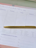 If I Love Myself Weekly Desk Planner