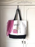 Smile it’s Sunnah - Pink Tote bag. - Silver Lining UK