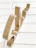 salam wooden word art